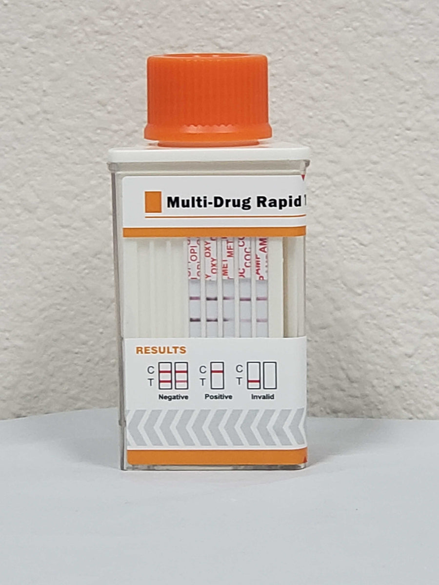 QuickScreen 12 Panel Saliva Drug Test - DSD-8127 - THC, AMP, COC, MET, OPI, MTD, BZO, BAR, PCP, OXY, BUP & ALCO Alcohol,Saliva Test Acro Biotech